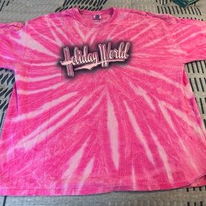 Pink tye-dye t-shirt sz 2XL.